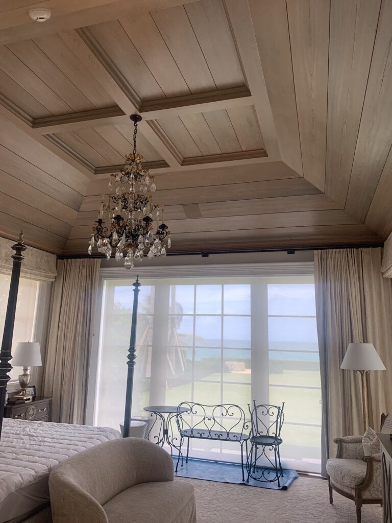 Specialty ceiling finish