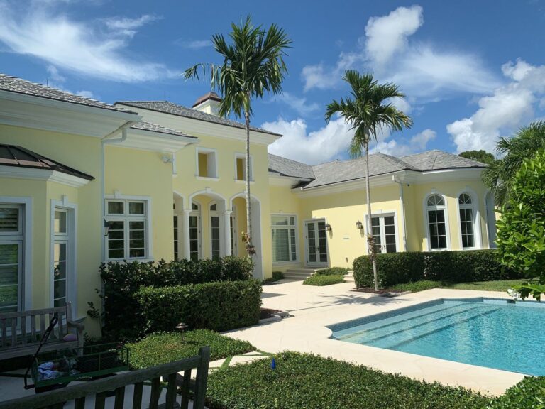 Estate exterior rear view
